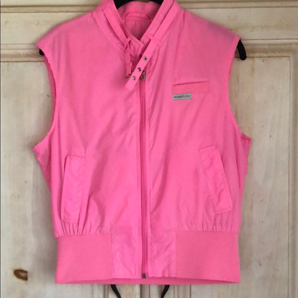 Members Only jacket turned vest